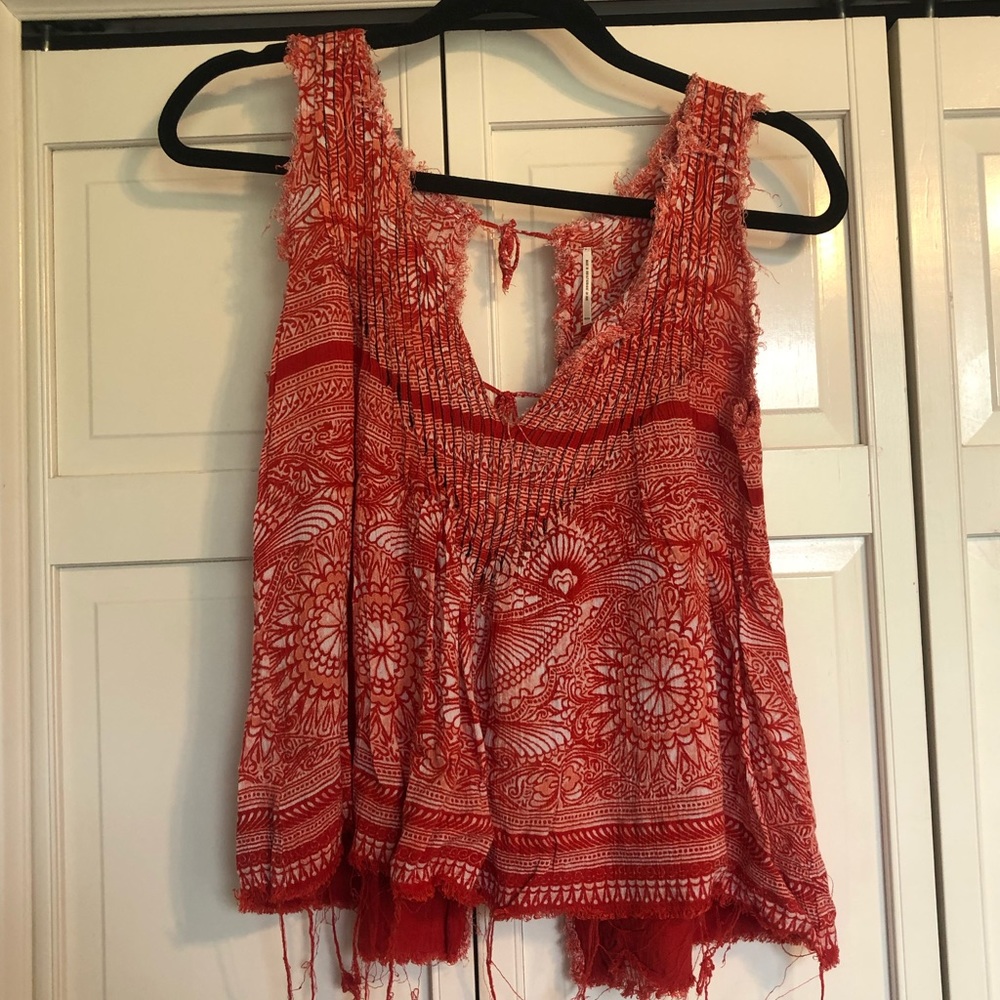 Free People Raw Edge Tank Top